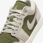 کتونی جردن 1 Air Jordan 1 Low SE 'Medium Olive Sail's - Image 4