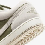 کتونی جردن 1 Air Jordan 1 Low SE 'Medium Olive Sail's - Image 3