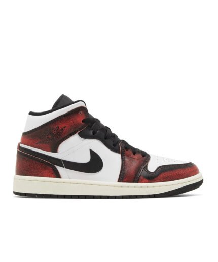 کتونی جردن 1 مید Air Jordan 1 Mid Wear chicago
