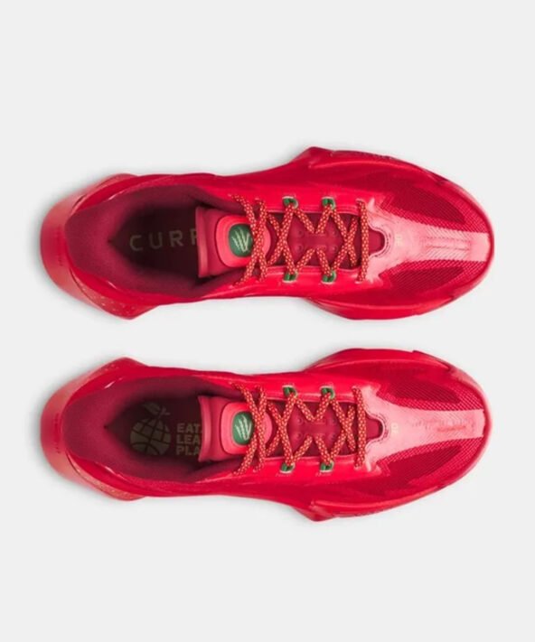 رویه مش چندلایه قرمز برند Under Armour مدل کوری ۷ با قابلیت قفل کنندگی پا (Lockdown)