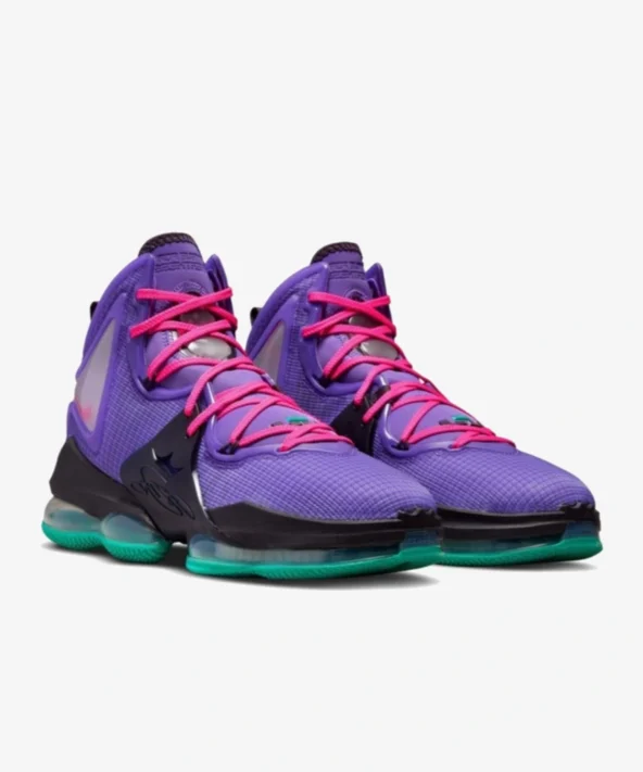 کتونی بسکتبال لبرون 19 - Nike LeBron 19 Purple Teal - Image 3