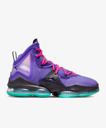Nike LeBron 19 Purple Teal