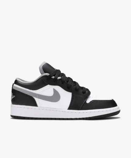 1 Low Black White Grey (GS) | کتونی بسکتبال جردن 1 لو Black White Grey (GS) «ایر جوردن وان لو» - تصویر 1
