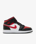 1 Mid Black Fire Red | کتونی بسکتبال جردن 1 مید Black Fire Red «ایردی» - تصویر 1