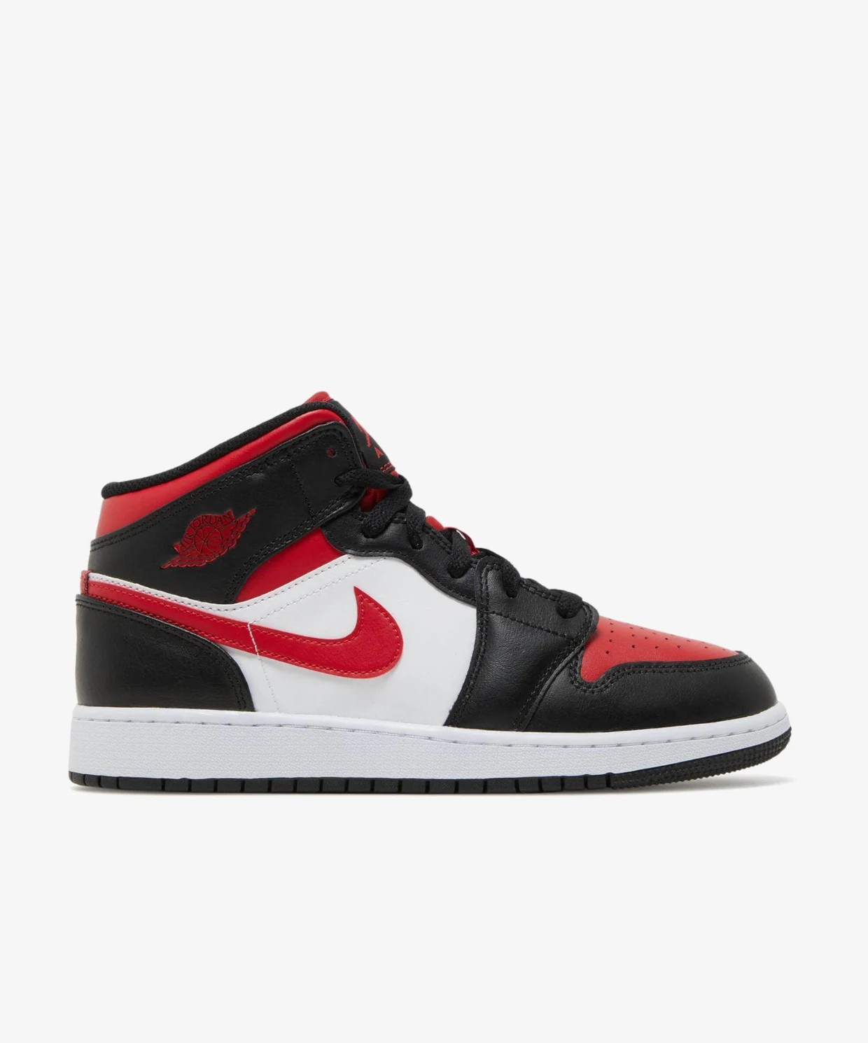 1 Mid Black Fire Red | کتونی بسکتبال جردن 1 مید Black Fire Red «ایردی» - تصویر 1 1 Mid Black Fire Red | کتونی بسکتبال جردن 1 مید Black Fire Red «ایردی» - تصویر 1