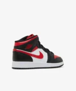 1 Mid Black Fire Red | کتونی بسکتبال جردن 1 مید Black Fire Red «ایردی» - تصویر 3