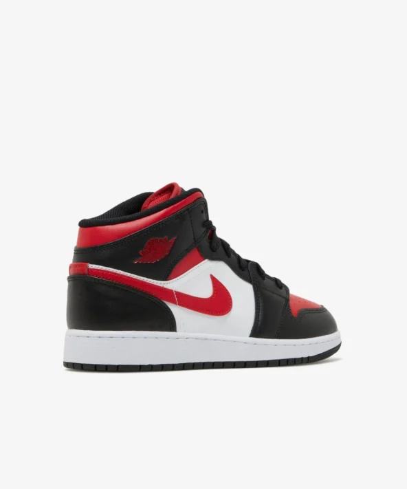 1 Mid Black Fire Red | کتونی بسکتبال جردن 1 مید Black Fire Red «ایردی» - تصویر 3