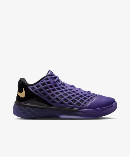 Kobe 3 Low Protro x FC Barcelona | کتونی بسکتبال نایک کوبی 3 لو پروترو x FC Barcelona «بلک الکتریک پرپل» - تصویر 1